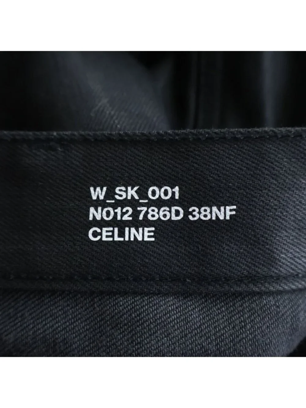 Celine coating denim